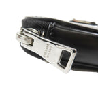Prada Shoulder Mini Bag Chain Pouch Coin Case Leather Black — view 7