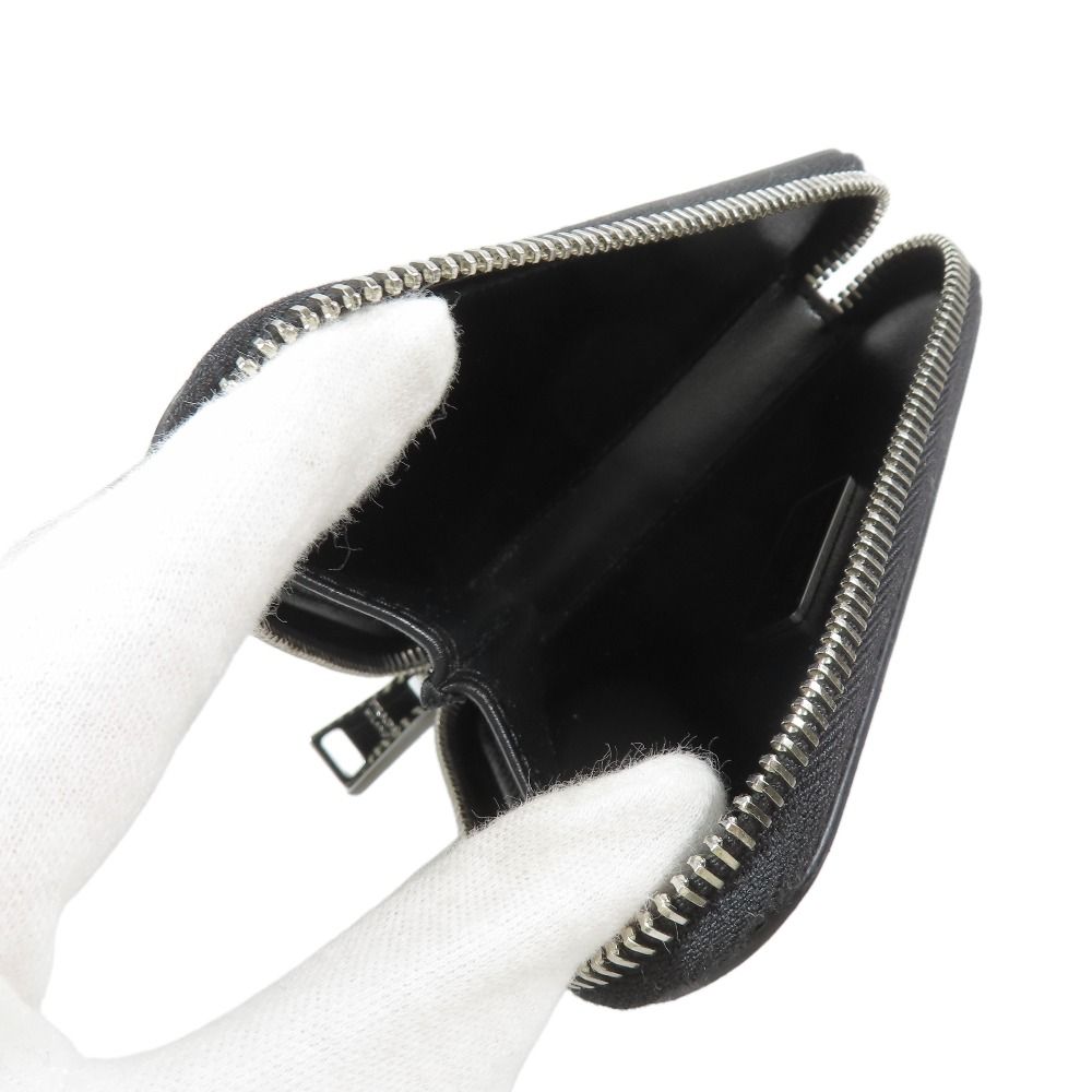 Prada Shoulder Mini Bag Chain Pouch Coin Case Leather Black — view 3