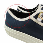 Dior Walk'n Canvas Low Cut Sneakers Shoes Logo 37.5 Black — view 8