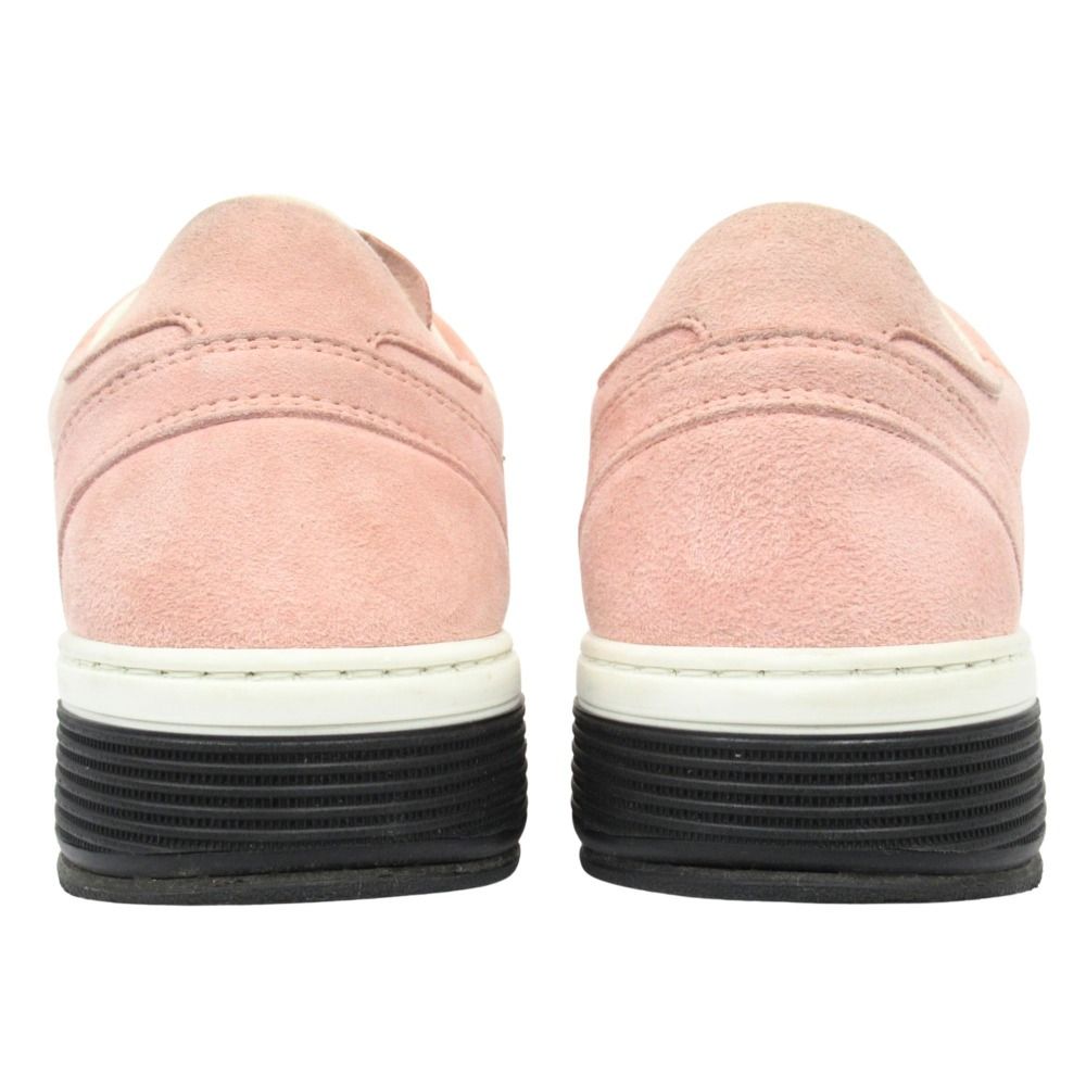Chanel CC Logo Sneakers Shoes Low Cut Suede Leather — view 4
