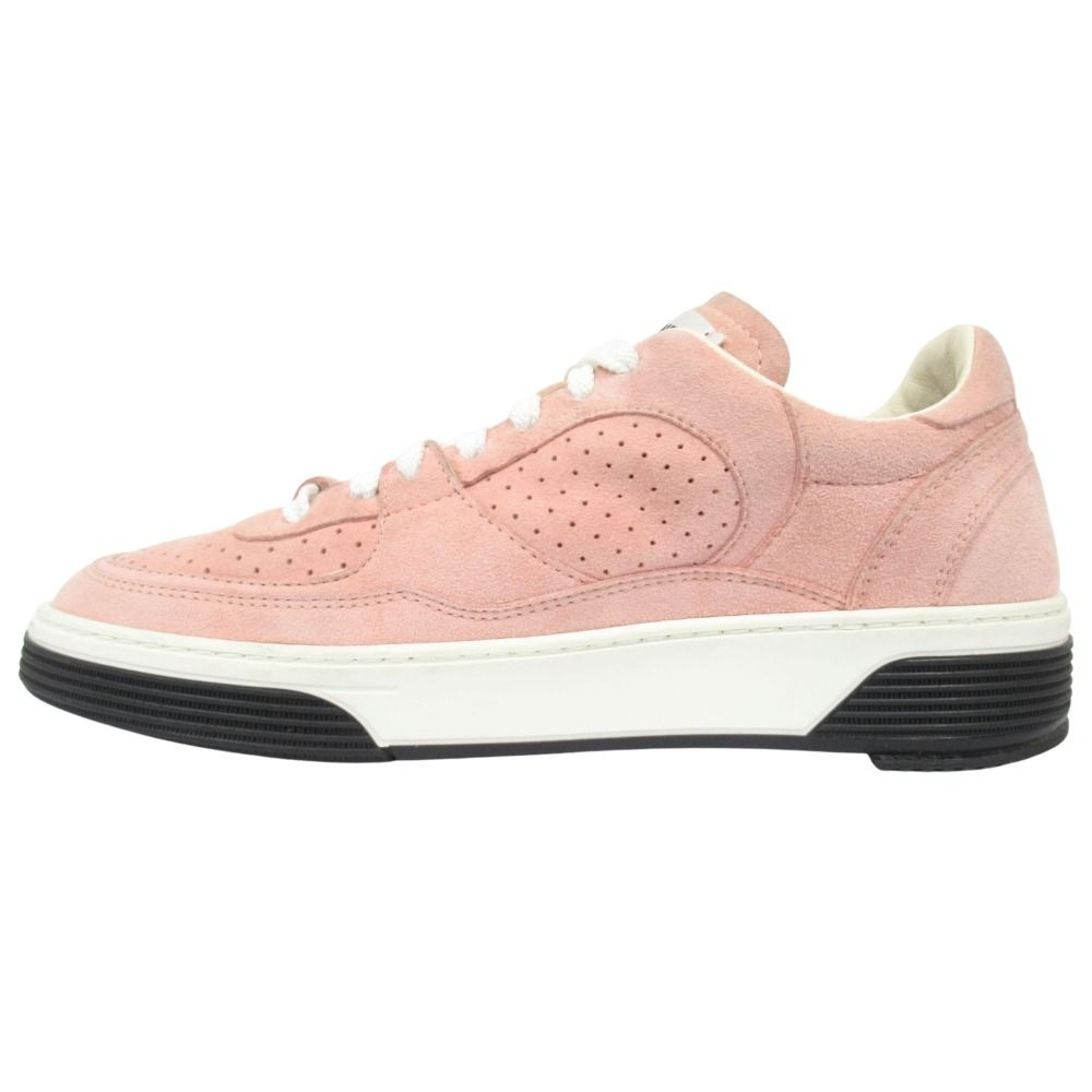 Chanel CC Logo Sneakers Shoes Low Cut Suede Leather — view 2