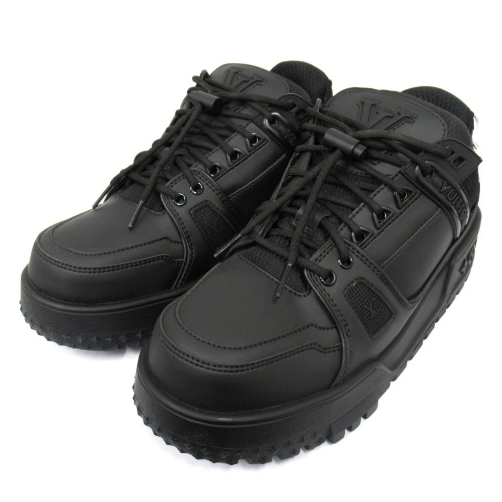 Louis Vuitton LV Trainer Line Snow Boots Sneakers Shoes 7.5 Black — view 3