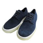 Hermes Eveil Sneakers Low Cut Suede Leather Shoes 41 Navy — view 3