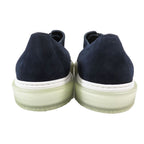 Hermes Eveil Sneakers Low Cut Suede Leather Shoes 41 Navy — view 5