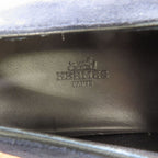 Hermes Eveil Sneakers Low Cut Suede Leather Shoes 41 Navy — view 7