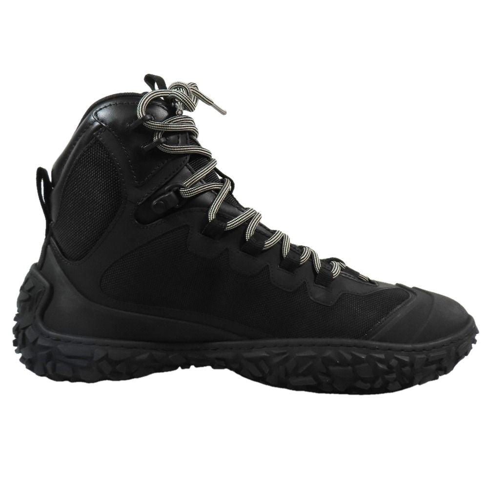 Dior Izon Hiking Boots Sneakers Lace Up Logo Shoes Mesh Rubber Black — view 4