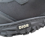 Dior Izon Hiking Boots Sneakers Lace Up Logo Shoes Mesh Rubber Black — view 7