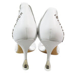 Louis Vuitton Sparkle Line Sandals Ankle Strap High Heels Shoes Logo Leather — view 3