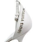 Louis Vuitton Sparkle Line Sandals Ankle Strap High Heels Shoes Logo Leather — view 6