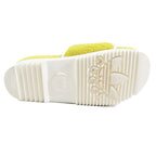Gucci Adidas GG All Over Pattern Trefoil Logo Platform Sandals Shoes Yellow — view 6