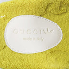 Gucci Adidas GG All Over Pattern Trefoil Logo Platform Sandals Shoes Yellow — view 8