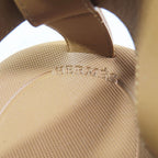 Hermes Enid Thick Sole Sandals Shoes Platform Diamant Buckle Brown — view 8