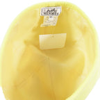 Hermes Gabrielle Beret Linen Hat Cap Yellow 57 cm Handbag — view 5