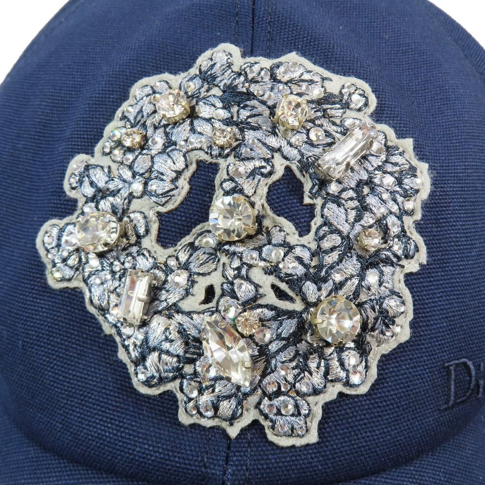 Dior Denim Tears Baseball Cap Hat Visual Patch M Navy — view 2