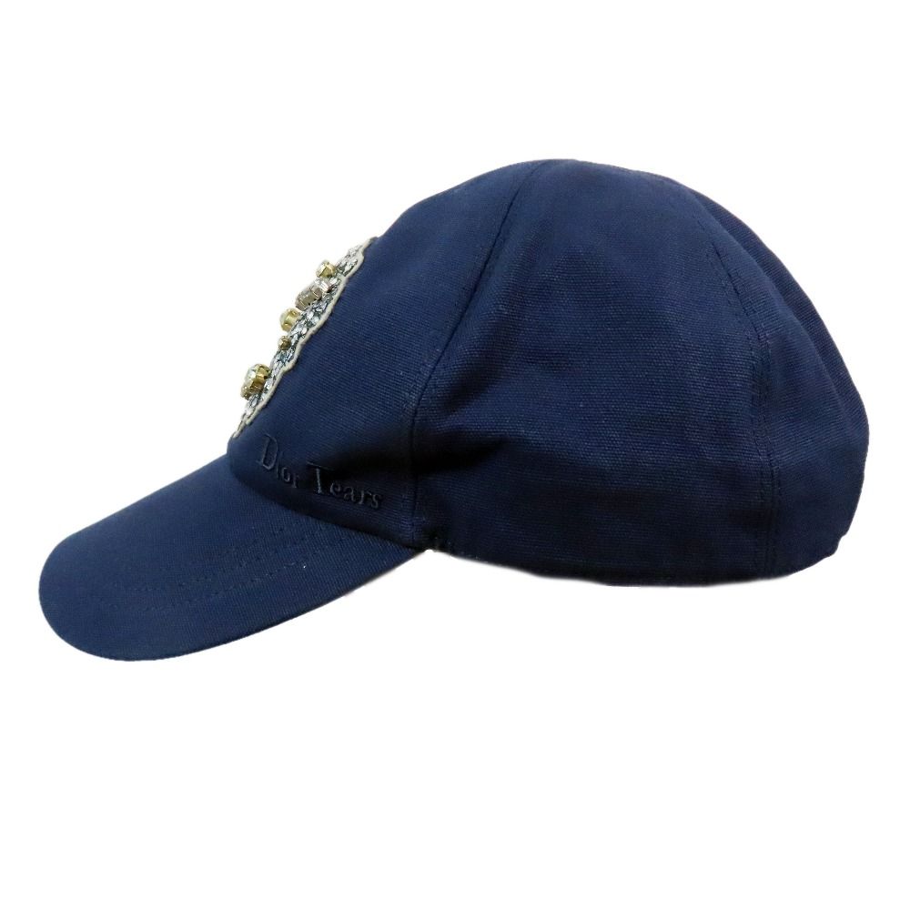 Dior Denim Tears Baseball Cap Hat Visual Patch M Navy — view 5