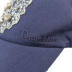 Dior Denim Tears Baseball Cap Hat Visual Patch M Navy — view 3