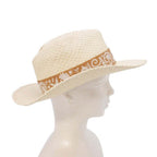 Hermes Garden Sous le Charme D'orphee Hat Straw Hat Folded Hat Ex a Dos le — view 4
