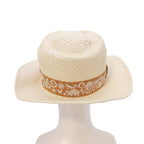 Hermes Garden Sous le Charme D'orphee Hat Straw Hat Folded Hat Ex a Dos le — view 3