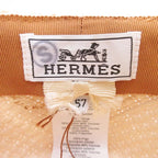 Hermes Garden Sous le Charme D'orphee Hat Straw Hat Folded Hat Ex a Dos le — view 9