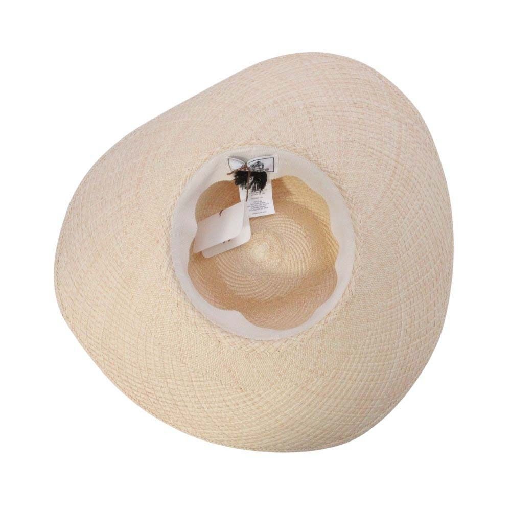 Hermes Brides de Gala Wide Brim Straw Hat Ex a Dos le 56 cm Beige — view 5