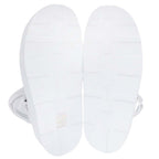 Hermes Enid Thick Sole Sandals Shoes Platform Diamant Buckle 37 White — view 5