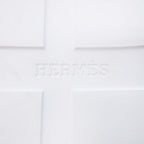 Hermes Enid Thick Sole Sandals Shoes Platform Diamant Buckle 37 White — view 8