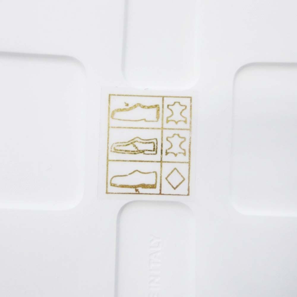 Hermes Enid Thick Sole Sandals Shoes Platform Diamant Buckle 37 White — view 9