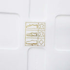 Hermes Enid Thick Sole Sandals Shoes Platform Diamant Buckle 37 White — view 9
