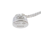 Louis Vuitton LV Logo Pendentif Lockit Necklace Padlock Silver — view 4