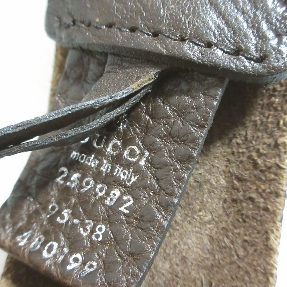Gucci GG Marmont Leather Belt Brown — view 6