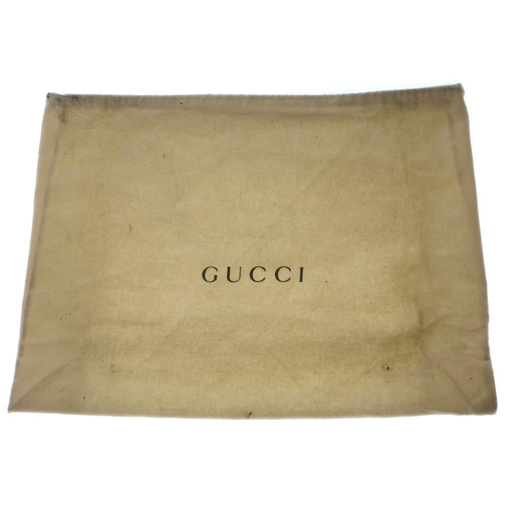 Gucci Bamboo Suede Leather Handbag Black — view 6