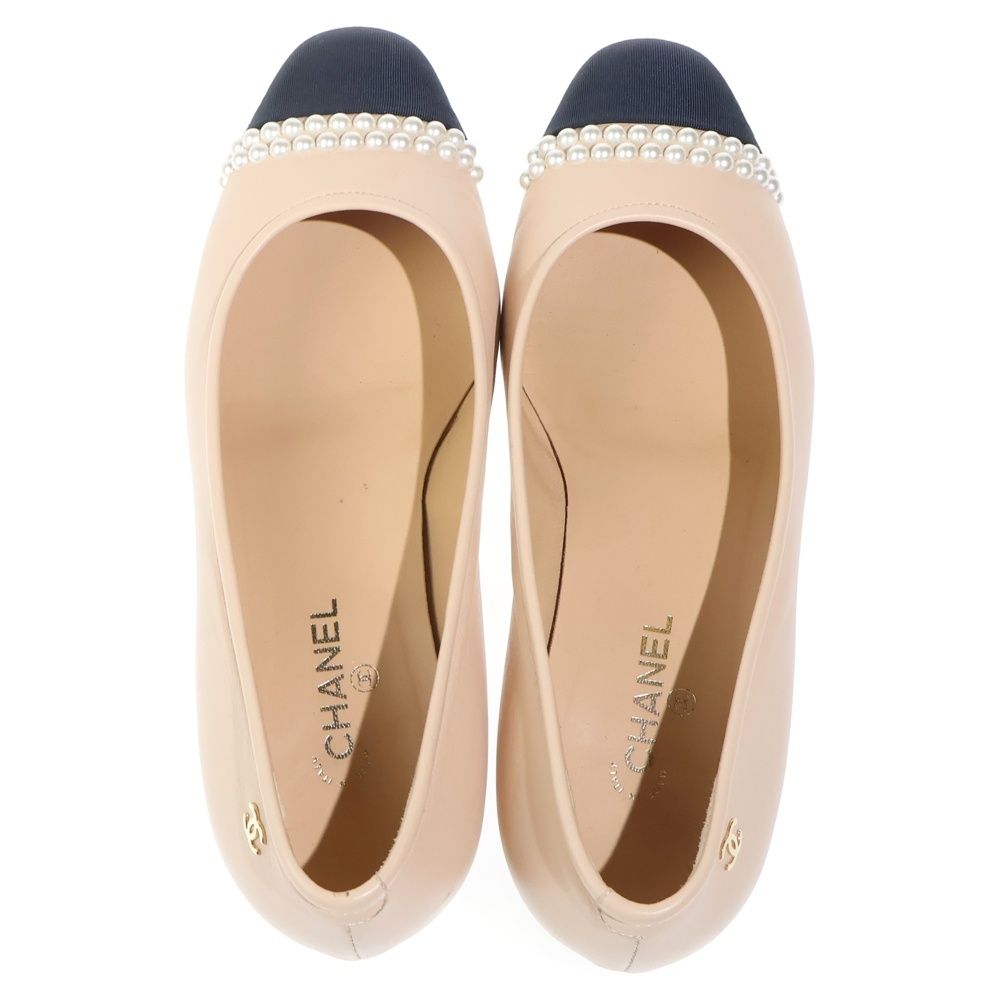 Chanel Pearl Flat Beige — view 4