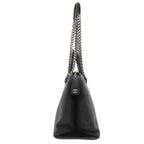 Chanel Quilted 2-Way Silver Tote Calf — view 3