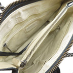 Chanel Quilted 2-Way Silver Tote Calf — view 5