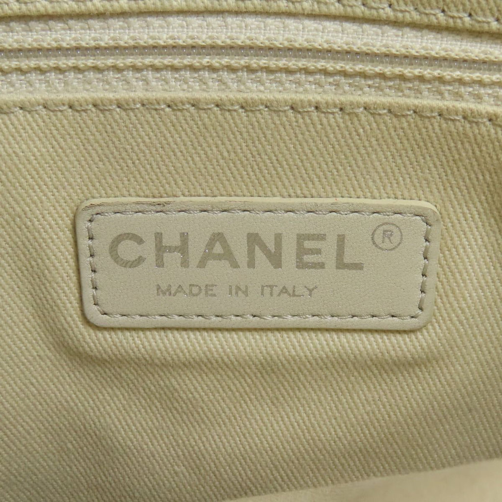 Chanel Quilted 2-Way Silver Tote Calf — view 6