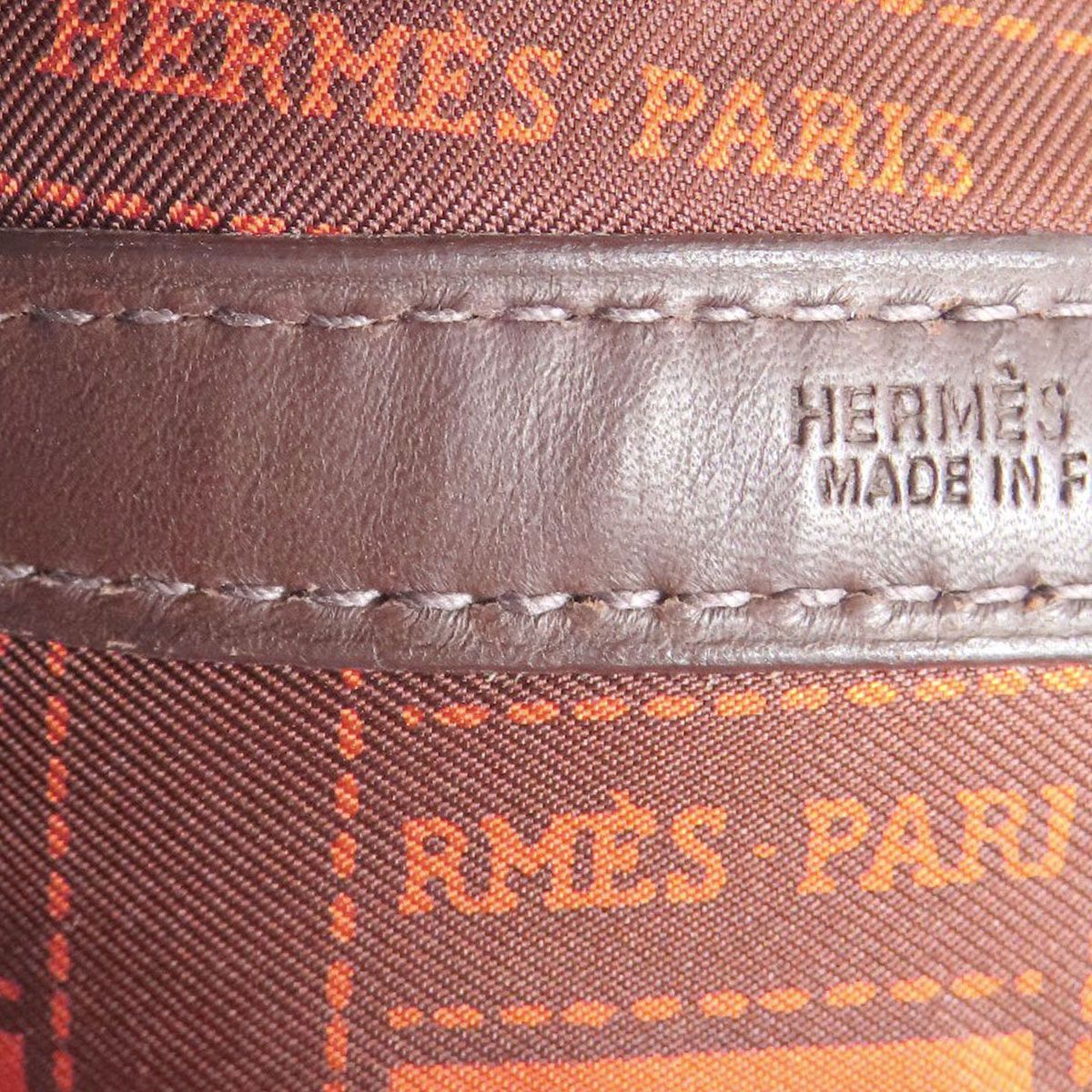 Hermes Garden Twirl TPM Havana Handbag Swift — view 7