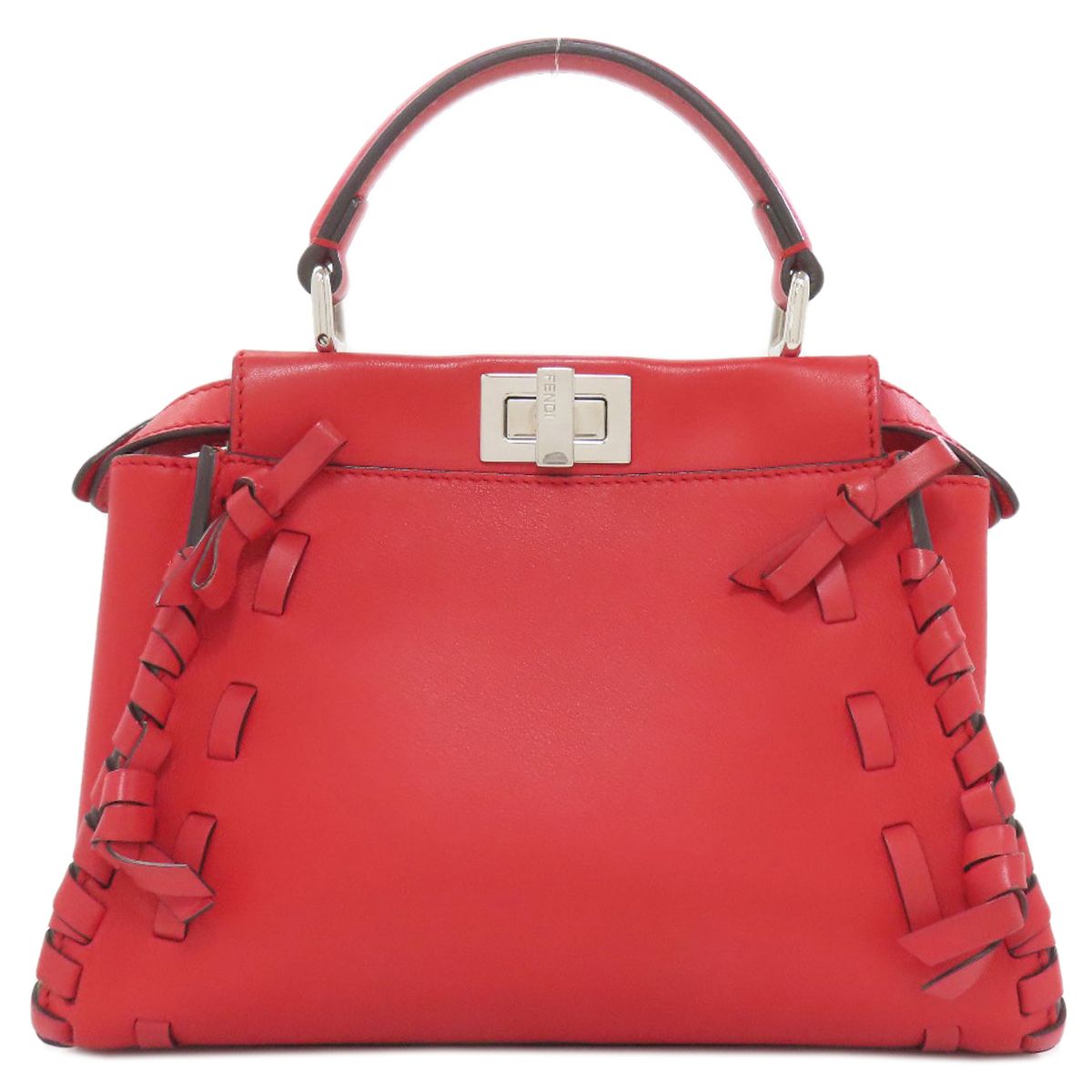 Fendi Peekaboo Mini 2-Way Handbag Calf — view 2