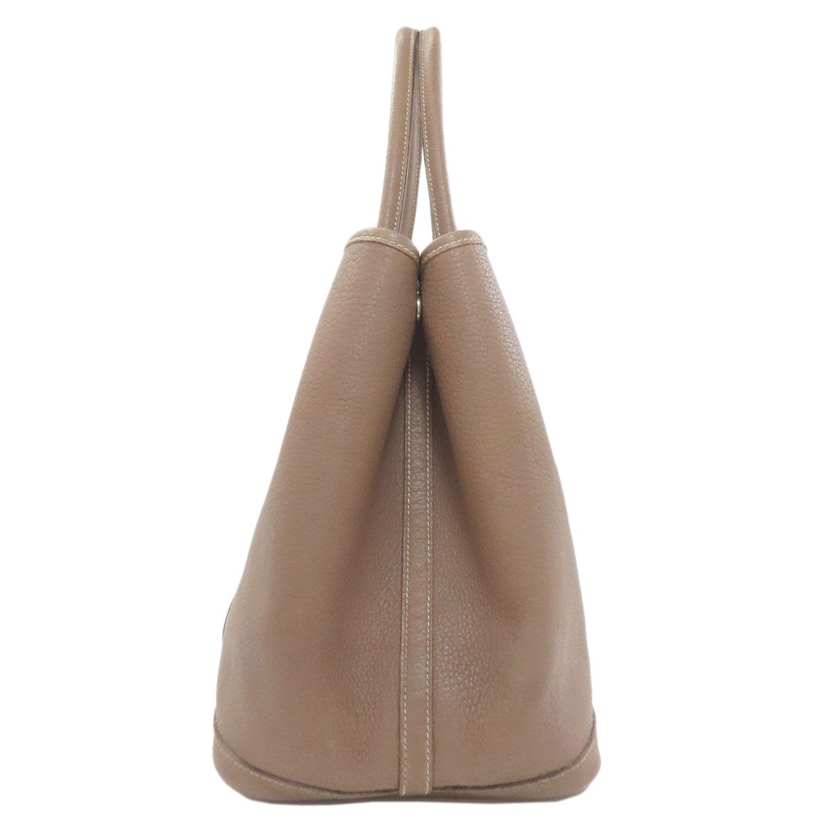 Hermes Garden Party PM Ethope Silver Tote Negonda — view 3