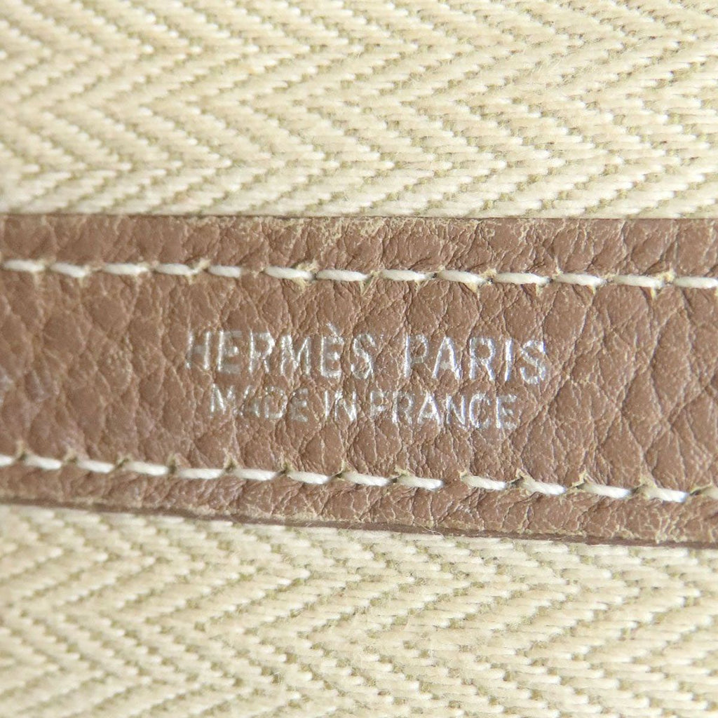 Hermes Garden Party PM Ethope Silver Tote Negonda — view 6
