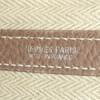 Hermes Garden Party PM Ethope Silver Tote Negonda — view 6