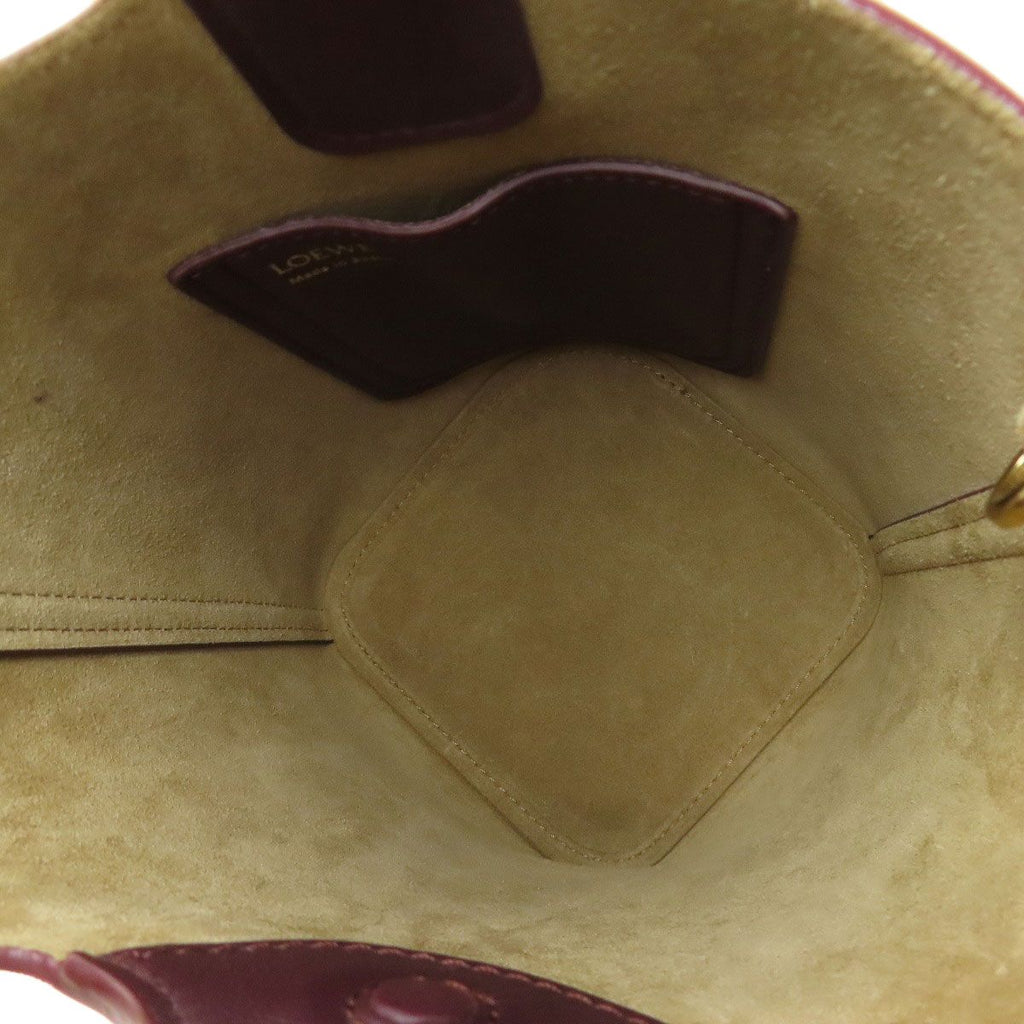 Loewe Pebble Bucket Bag Mini 2-Way Calf — view 5