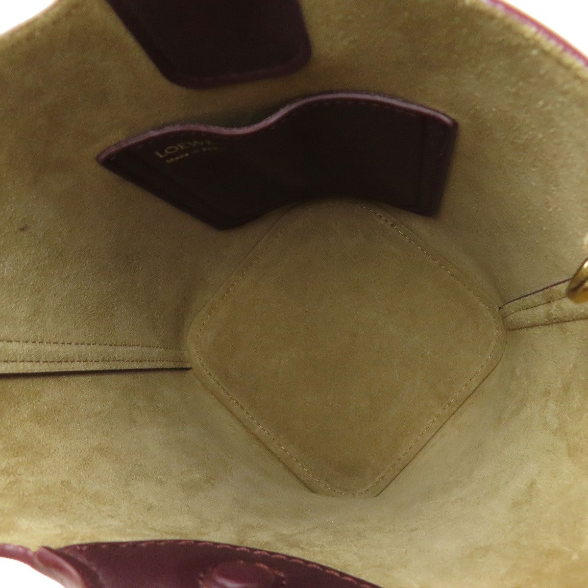 Loewe Pebble Bucket Bag Mini 2-Way Calf — view 5
