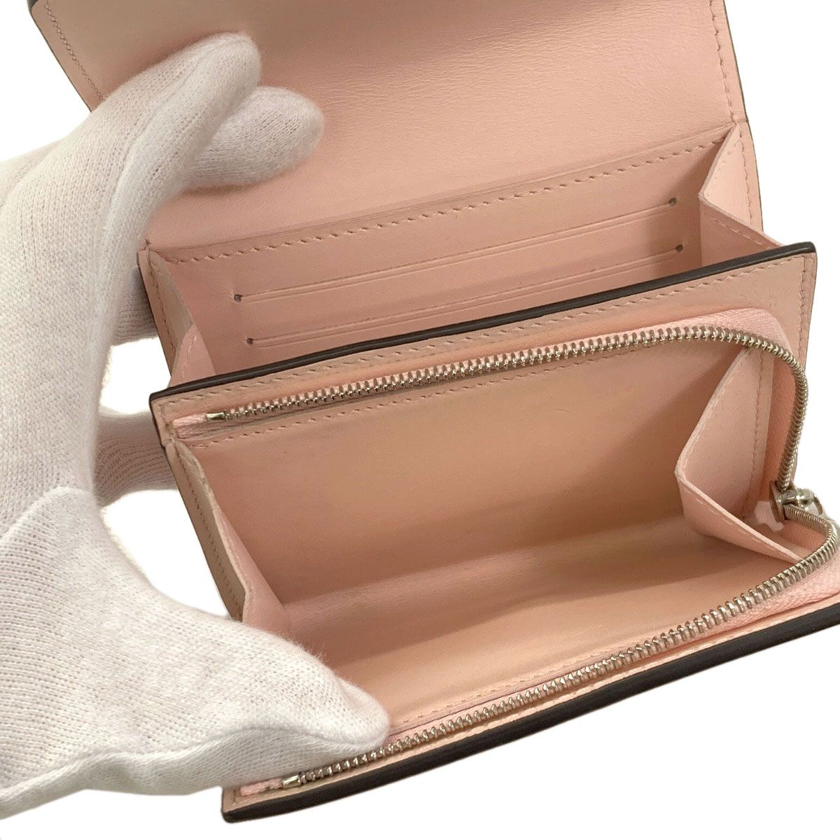 Louis Vuitton Portefeuille Iris Compact Bifold Wallet Mahina Leather — view 6