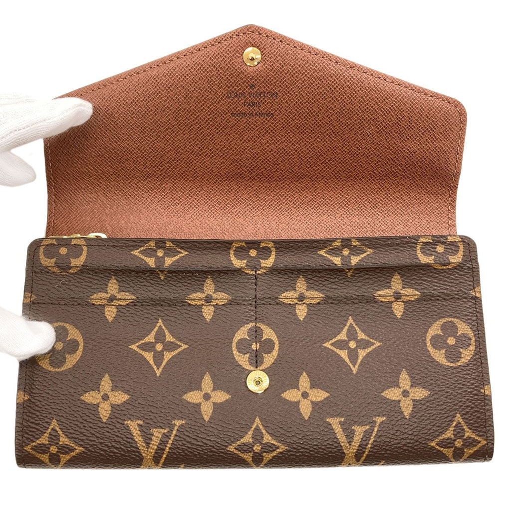 Louis Vuitton Portefeuille Sarah Wallet Monogram Canvas — view 4