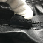 Gucci Leather Chain Shoulder Bag Black Gphardware Purse — view 9