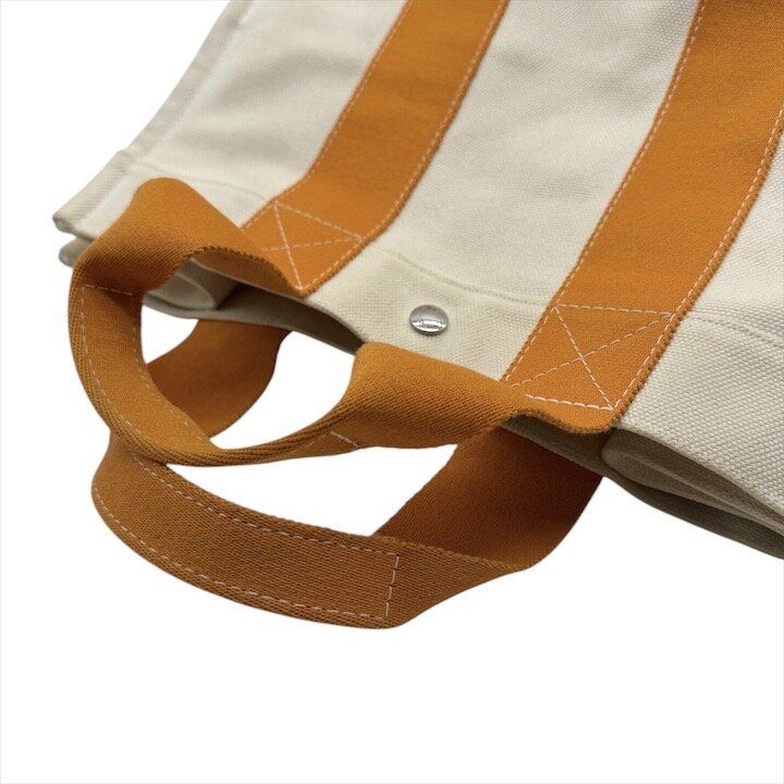 Hermes Bora PM Orange Canvas Tote Purse — view 7