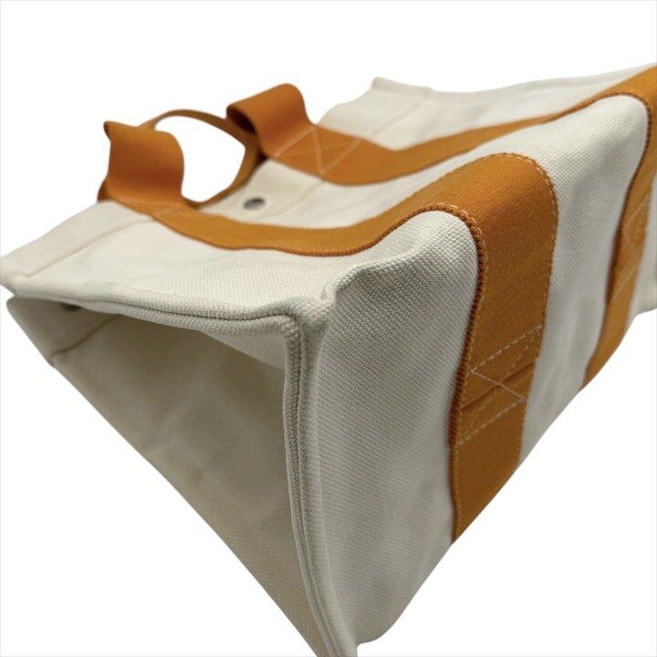 Hermes Bora PM Orange Canvas Tote Purse — view 5