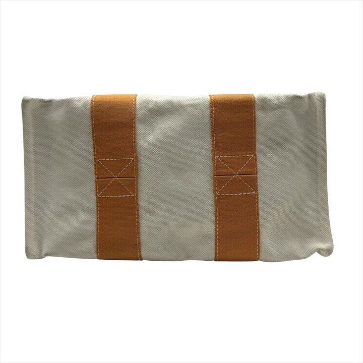 Hermes Bora PM Orange Canvas Tote Purse — view 4
