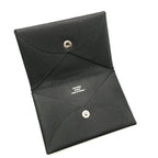 Hermes Calvi Epsom Card Case Leather Black Business Holder — view 7