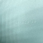 Hermes Dogon GM Duo Wallet Bifold Leather Silver Turquoise Blue — view 9